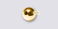 Gold Plate 2mm Round Beads - (10 grams)
