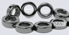 Hematite Beads 12mm Donut (non-magnetic)