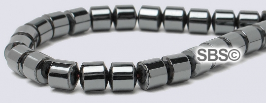 Hematite Beads 5x5 Drum (non-magnetic)