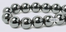 Hematite Beads 8mm Round (non-magnetic)