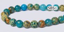 Impression Jasper Gemstone Beads - 5mm Round