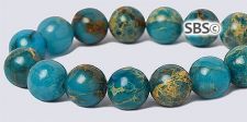 Impression Jasper Gemstone Beads - 8mm Round