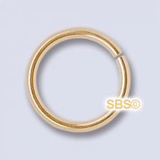 TierraCast 10mm Round Jumpring 18 gauge "Gold Plate" (50)
