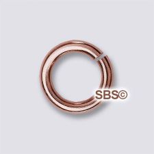 TierraCast 7mm Round Jumpring 16 gauge "Copper Antique" (50)