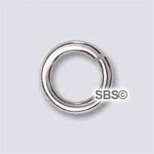 TierraCast 7mm Round Jumpring 16 gauge "White Brass" (50)