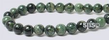 Kambaba Jasper Gemstone Beads - 4mm Round