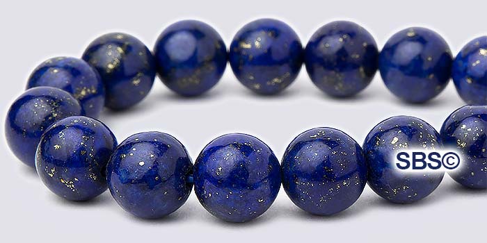 Lapis lazuli 8mm 1 Mustang perlas balas cerca de Azul 