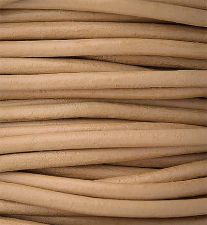 Leather Round Cord (2mm) "Natural"