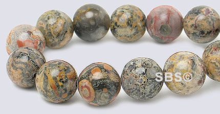 Leopard Skin Jasper Gemstone Beads