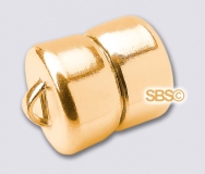 8mm MAG-LOK Magnetic Jewelry Clasp - Gold Plated - 12 sets