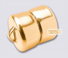 8mm MAG-LOK Magnetic Jewelry Clasp - Gold Plated - 12 sets
