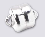 6mm MAG-LOK Magnetic Clasp - STERLING SILVER - 1 set