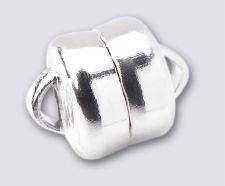 6mm MAG-LOK Magnetic Clasp - STERLING SILVER - 1 set