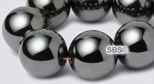 Magnetic Beads Hematite 12mm Round AAA Grade