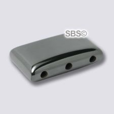 Magnetic Hematite 10x17 3-Hole Spacer Beads (50) AAA Grade