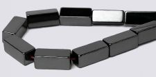 Magnetic Hematite Beads 4mm x 10mm Rectangle AAA Grade