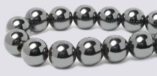 Magnetic Beads Hematite 8mm Round (2mm HOLE)