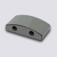 Magnetic Hematite 10x20 2-Hole (12) AAA Grade