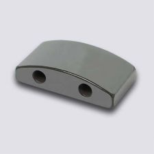 Magnetic Hematite 10x20 2-Hole (12) AAA Grade