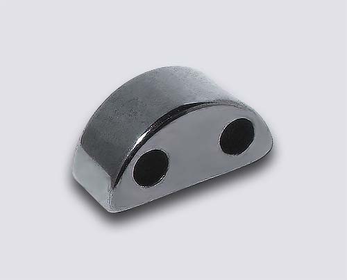 Magnetic Hematite 4x9 2-Hole (50) AAA Grade