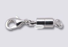 6mm Magnetic Clasp Converter (12 sets) Silver Plate