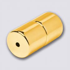 5mm x 5mm Magnetic Tube/Cylinder Clasp Gold (1)