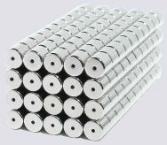 5mm x 5mm Magnetic Tube/Cylinder Clasp Silver (100)