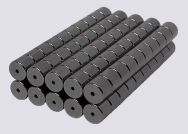 6mm x 5mm Magnetic Tube/Cylinder Clasps Hematite Color (50)