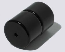 8mm x 6mm Magnetic Tube/Cylinder Clasps Black (1)