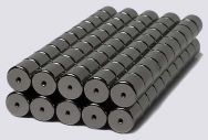 8mm x 8mm Magnetic Tube/Cylinder Clasps Hematite Color (50)