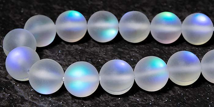 4mm Round Glass Beads - Light Blue Marble - 120 Beads – funkyprettybeads