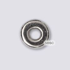 Alloy 4mm Heishi White Brass (10 grams)