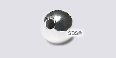 Metal Beads - Sterling Silver Round