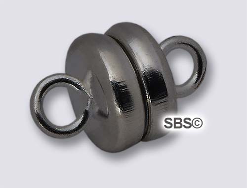 6mm MINI Magnetic Clasp "Hematite Color" (1 set)