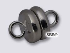 6mm MINI Magnetic Clasp "Hematite Color" (1 set)