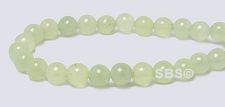 New Chinese Jade Gemstone Beads - 4mm Round