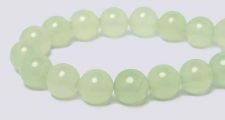 New Chinese Jade Gemstone Beads - 6mm Round