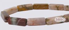 Ocean Jasper Beads - 4x13 Rectangle