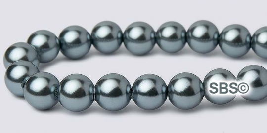 Pearl Magnetic Hematite Beads 6mm - Indian Sapphire