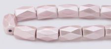 High Power Pearl Magnetic Hematite Beads 5x8 faceted-Lavender