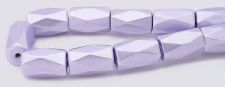 High Power Pearl Magnetic Hematite Beads 5x8 faceted-Purple Pastel