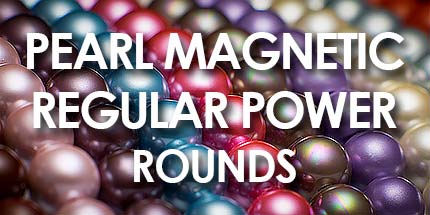 Pearl Magnetic Hematite Beads - Rounds