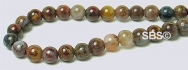 Pietersite Gemstone Beads - 4mm Round