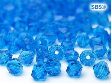 Preciosa Crystal 4mm Bicone Beads - Capri (36) count