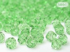 Preciosa Crystal 4mm Bicone Beads - Peridot  (36) count