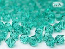Preciosa Crystal 4mm Bicone Beads - Zircon (36) count