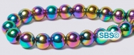 Rainbow Magnetic Hematite Beads 5mm (round)