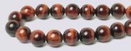 Tiger Eye RED Gemstone Beads - 6mm Round