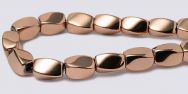 Magnetic Beads HIGH POWER - 4mm x 7mm Twist - ROSE GOLD
