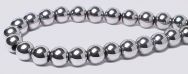 Silver Magnetic Beads - 5mm Round
